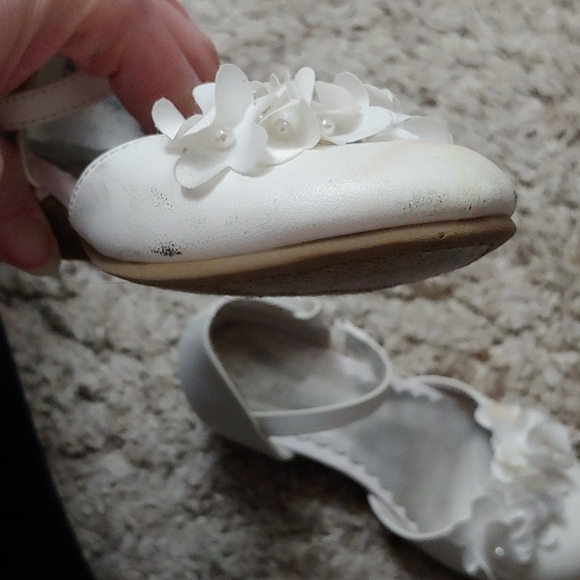 Smart Fit White Girls Dress Shoes - Picture 5 of 5